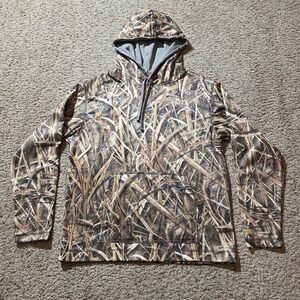 Gamehide Sweatshirt Hoodie Mens Medium Camo Mossy Oak Shadow Grass Blades